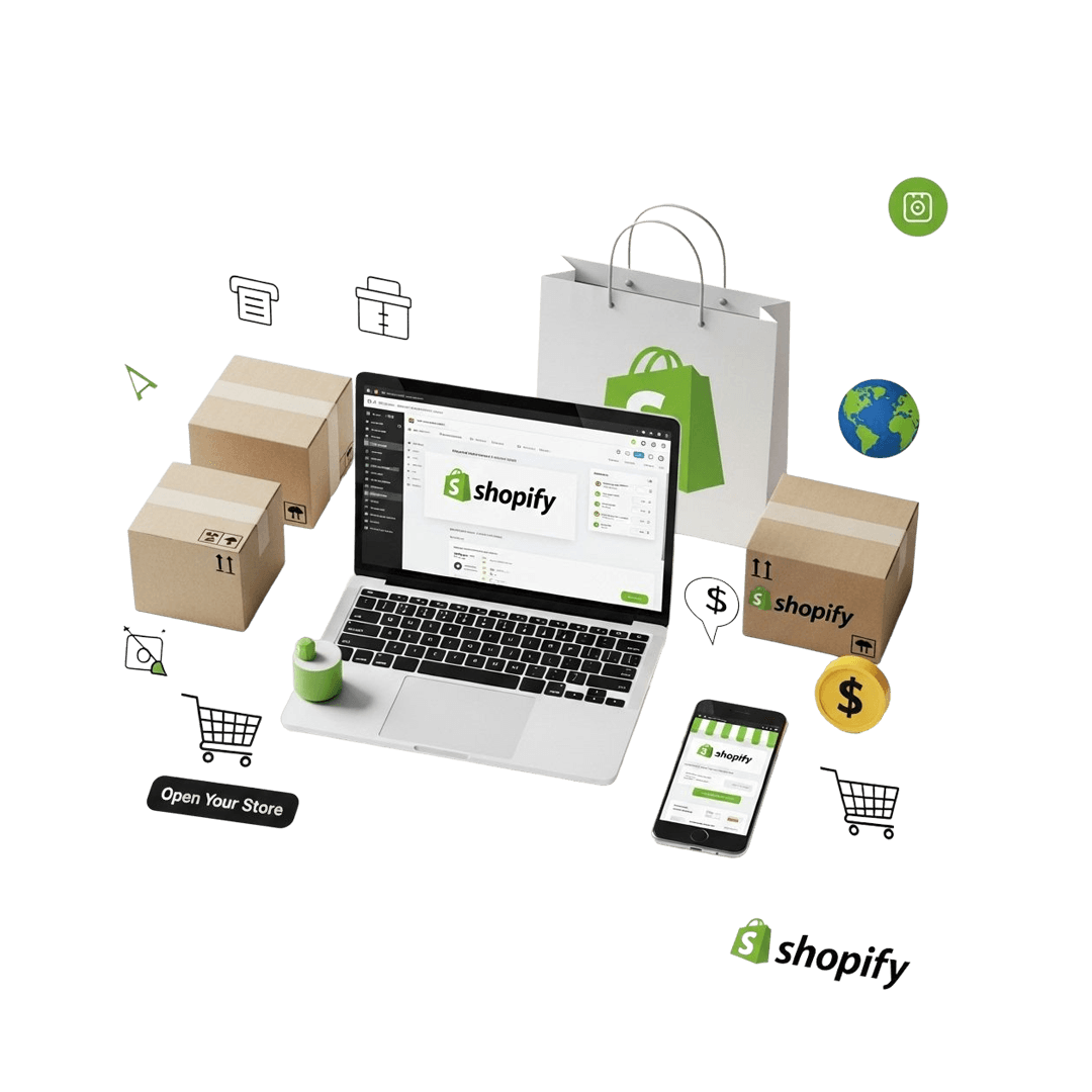 Shopify Mobile App Mockup